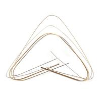 4pcs 0.5mm 0.7mm 1.0mm 1.5mm Silver Copper Aluminum Alloy Metal Welding Rods, Welding Tool Metal Welding Wire, Low Temperature Metal Soldering Brazing Rods for Jewelry Making