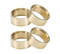4Pcs 1.0" TRX4M SCX24 Brass Beadlock Wheels Bead Lock Ring for 1/24 RC Crawler Updates 1/18 Scale Accessories