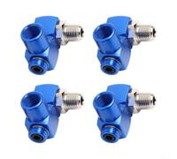 4pcs 1/4 for bsp Swivel Air Line Connector - 360 Rotating Adapter for Pneumatic Tools & Hoses - Aluminium Fittings