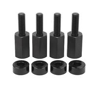 4PCS 1.5 Inch Seat Riser for Maverick X3 All Years, Wireless Seat Lift Mounts Extenders Bracket, Adjustable 1.5 to 2.0 Inches Height for Driver Passenger Seats (Black)