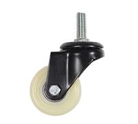 4pcs 1.5 Inches 41mm Heavy Duty 180kg Black Swivel Castor Wheels Trolley Furniture Caster Nylon(B15)