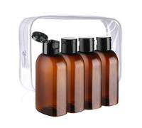 4pcs 100ml Leak Proof Travel Bottles For Toiletries Reusable Shampoo And Conditioner Containers Squeeze Bottles Travel Shampoo Bottles