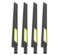 4Pcs 10dBi High Gain WiFi Antenna, RP SMA Male Dual Band 2.4GHz 5GHz Replacement Antenna for ASUS RT AX88U RT AC68U AC88U, EX6200 AC15, Wireless Router, PC Network Card