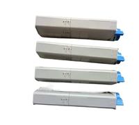 4Pcs 10K Toner Compatible With OKI MC860 MC860DN | Fits OKI 860; Replaces Part Numbers 44059209 44059210 44059211 44059212