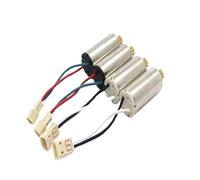 4PCS 10mm*20mm Mini CW CCW Coreless Motor with 9T Teeth DC 3.7V 40000RPM High Speed Strong Magnetic Low Noise RC Drone Engine