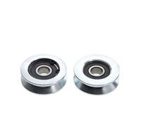 4pcs/10pcs 12 * 48 15mm U Type Groove Galvanized Steel 45# 12mm Track Guide Pulley Wheel Roller 6201RS(4pcs)
