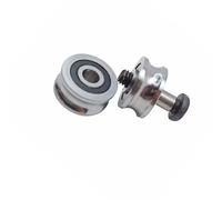 4pcs 10pcs SG15 Embroidery Machine U-shaped Circular Groove Guide Roller Double Volleyball Bearing(SG15-M5,10Pcs)