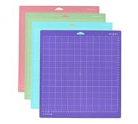 4PCS 12 * 12 Inch Replacement Cutting Mat Adhesive Non-Slip Gridded Cutting Mats Compatible with Silhouette Cameo Cricut Cutting Machine Explore Plotter Machine