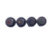 4pcs 12/220V 3-Pin 4-color round rocker LED light toggle rocker switch ship,Car,Home,industrial SPST ON-OFF 5A 250V