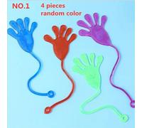 4pcs/12pcs Elastically stretchable sticky palm poop Climbing Tricky hands toys