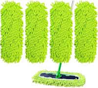 4PCS 14''~16'' Microfiber Dust Mop Pads Compatible with Leifheit 55210