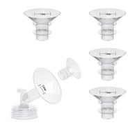 4PCS 14mm Flange Inserts Compatible with Momcozy Air 1/W1/M9/M6/M5/S9pro/S12pro/Spectra/Eufy/Medela/Spectra/Elvie/Lansinoh Breast Pump,Reduce 24mm Tunnel Down to Correct Size