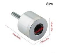 4PCS 15+22mm Electric Drill Pipe Cleaner Set, Copper and Metal Tube Cleaning Brushes for Plumbing with Hexagonal Handle, Gray(15MM)