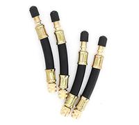 4Pcs 150mm Truck Car Dual Flexible Tire Wheel Valve Transit Extension Adaptor Vehicle Tire Valve Extension Adaptor