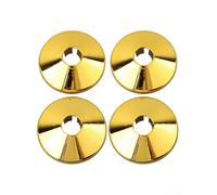 4pcs 15mm Heater Pipe Rosette Pipe Collars Radiator Gold Plastic Covers Pipe Radiator Pipe Sleeves Flange Water Pipe Cover Decoration for Pipes