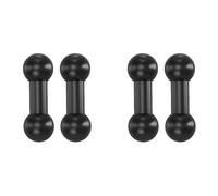 4pcs 17mm Double Ball Adapter Extension Rod Rider Motorcycle Phone Action Camera Mount Multipurpose Holder Essential