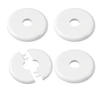 4Pcs 17mm White Pipe Covers, Ymapinc Split Escutcheon Plate