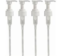 4pcs 1L Syrup Dispensers for 30mm Screw Thread Bottles, 28/410 Reusable Pump Dispensers with Accurate Dosing, Ideal for Syrup, Shampoo, Liquid Nutrients and More