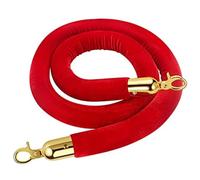 4pcs 1M Stanchion Posts Queue Red Velvet Rope Crowd Control Line Barriers With Hooks For People Guidance Party Supplies For Posts Stands