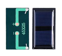 4Pcs 1V 0.15W DIY Solar Panel Mini Solar Charging Module Board High Efficiency Solar Panel Charger Solar Power Charger for Home Lighting Scientific Projects Polysilicon 45x25mm