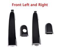 4pcs/2/1pc Car Exterior Door Handles Compatible for Kia Sportage 2005-2010 Outside Door Handle Knob 82651 82661-1F000 83651 83661-1F000(Front Left and Right)