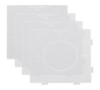 4PCS 2.6mm Square Pegboard Transparent Big Square Pegboards Beads Boards Material Template Beads Pegboard 2.6mm