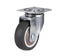 4pcs 2 Swivel Caster Wheels Computer Chair Wheels Furniture Wheels Office Chair Casters Noiseless Caster Wheel Office Chair Caster Wheel Steel Wheels 360 Degree Wheels to Rotate