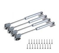 4Pcs 20/30/40/50/60/80/100N Door Hydraulic Spring Gas Strut, Gas Strut Stay Lift Support Cabinet Door Soft Open Hinge Buffer Safety Stay Strut
