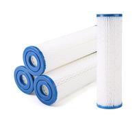 4pcs 20 Micron Cold Plunge Water Filter Replacements, 10x2.5in Universal Polyester Sediment, Whole House Ice Bath Filter, Cartridge Replacements Part Accessories, Home Plunge Crafters for Well Water