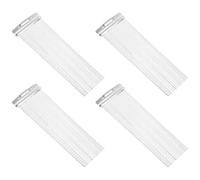 4pcs 20 Strand Half Design Snare Wire for Cajon and Snare Drum Accessory | Silver Plated Iron, High Tin Soldering, Quick Installation, Accessory Case, Supports Rhythm Switching during Rehearsals