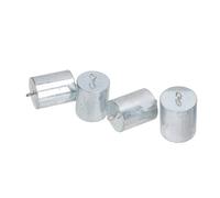 4PCS 200g Hooked Weights Calibration Weight Set Steel Experiment Weight with Storage Box for Home School Teaching Experiments