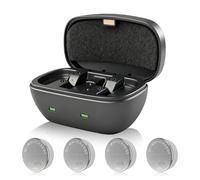 4Pcs 2025 New Rechargeable 675 Hearing Aid Batteries and Charger Kit, Super Long Runtime Rechargeable P675 Batteries for Hearing Aids (4 Batteries + Charger)