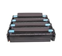 4Pcs 202A CF500A CF501A CF502A CF503A Toner Cartridge Compatible For HP Pro M254nw M254dw M280nw M281fdw M281fdn Printer