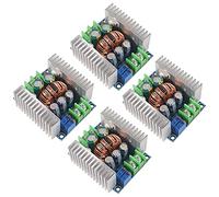 4Pcs 20A 300W Buck Converter Step Down Module DC 6-40V to 1.2-36V 20A 300W Adjustable Constant Current Voltage Regulator Power Supply Module with Short Circuit Protection Function