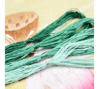 4PCS 20M Embroidery Thread Mulberry Silk Cross Stitch Threads Mint Green String for Embroidery Sewing,Knotting