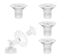 4PCS 20mm Flange Inserts Compatible with Momcozy Air 1/W1/M9/M6/M5/S9pro/S12pro/Spectra/Eufy/Medela/Spectra/Elvie/Lansinoh Breast Pump,Reduce 24mm Tunnel Down to Correct Size