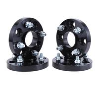 4PCS 20mm Hubcentric Forged Wheels Spacer 4x108mm Black Wheel Spacers M12x1.5 Hub Bore 63.4mm for Focus Fiesta