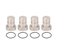 4PCS 20mm Stainless Steel Bench Dogs, Woodworking Table Stop Locating Auxiliary Block with Rectangular Contact Area for MFT Workbenches, Includes 4 Accessories