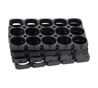 4pcs 21700 Battery Holder Bracket 3x5 Plastic Frame Stand for DIY Battery Packs ABS PC Material Black with 21700 Cells for Custom Power Tool Battery Build and Secure Vibration Resistant Assembly