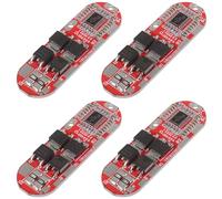 4Pcs 25A 3S 12.6V Lithium Battery Protection Board for 18650 Li-ion Cells - BMS Charging Circuit with PCM Polymer Lipo Cell PCB