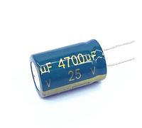4pcs 25V 4700UF Low ESR/Impedance High Frequency Aluminum Electrolytic Capacitor Size 16 * 25 4700UF25V Control circuit