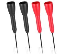 4PCS 2mm Multimeter Probes Needle,Extended Needle Test Probes,600v/10a Non-Destructive Insulation Wire Piercing Needles,Multimeter Needle Probes for Leads Tl71 Tl75