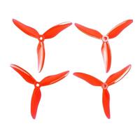 4PCS 2Pairs 5 Inch 3 CW CCW PC Propeller Compatible With Drone Models Hurricane 51499 For 2207 2306 Motor Aftermarket Replacement(51499 Red)