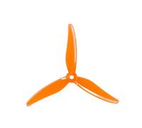 4PCS 2Pairs 51466 V2 5inch 3 Tri Propeller Props Compatible With FPV Racing Drone Yellow(2Pairs Tiger Orange)