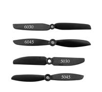 4PCS 2Pairs 5inch 6inch 5030 5045 6030 6045 Carbon Nylon Propellers CW CCW For QAV 250 Compatible Quadcopter Drone Multi Rotor Props(2Pairs 6045)