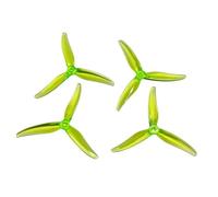 4pcs/2pairs Fury F5131.0 3-Blade Propeller for RC Plane(Yellow)