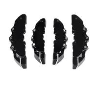 4Pcs / 2Pcs 3D ABS Car Brake Caliper Cover Disc Shell Fit For Dodge For Jeep For Lexus For Renault(4Pcs M and S Black)