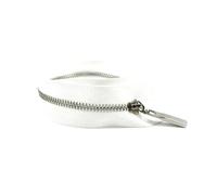 4Pcs 3# 15cm to 70cm Metal Zippers Closed-End and Open-End for Bag Pocket Garment Repair Kit DIY Accessory,White Silver,Close End-20cm