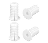 4pcs 3/4 Inch Cable Grommets for Starlink, Anti-Slip Cable Routing Kit Split Wall Hole Pass Through Bushing Grommet for Ethernet/TV Wires Waterproof Cord Protection Accessories Part(19mm Dia, White)
