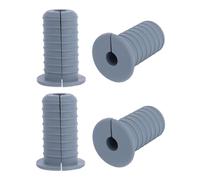 4pcs 3/4 Inch Cable Grommets for Starlink, Anti-Slip Cable Routing Kit Split Wall Hole Pass Through Bushing Grommet for Ethernet/TV Wires Waterproof Cord Protection Accessories Part (19mm Dia, Gray)